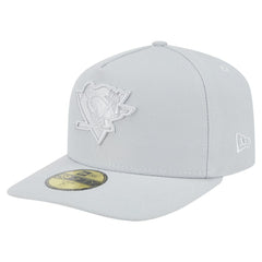 Pittsburgh Penguins New Era Color Pack A-Frame 59FIFTY Fitted Hat - Gray - NHL