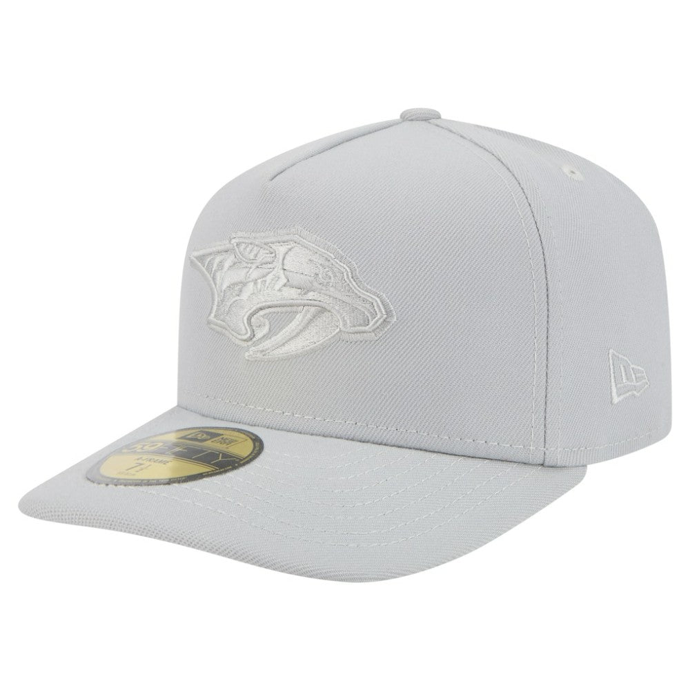Nashville Predators New Era Color Pack A-Frame 59FIFTY Fitted Hat - Gray - NHL