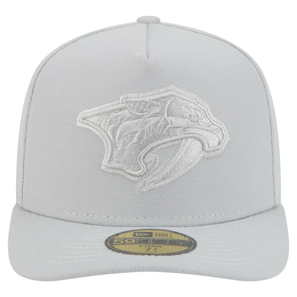 Nashville Predators New Era Color Pack A-Frame 59FIFTY Fitted Hat - Gray - NHL