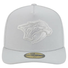 Nashville Predators New Era Color Pack A-Frame 59FIFTY Fitted Hat - Gray - NHL