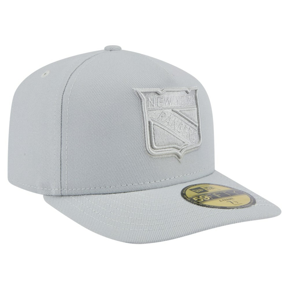 New York Rangers New Era Color Pack A-Frame 59FIFTY Fitted Hat - Gray - NHL