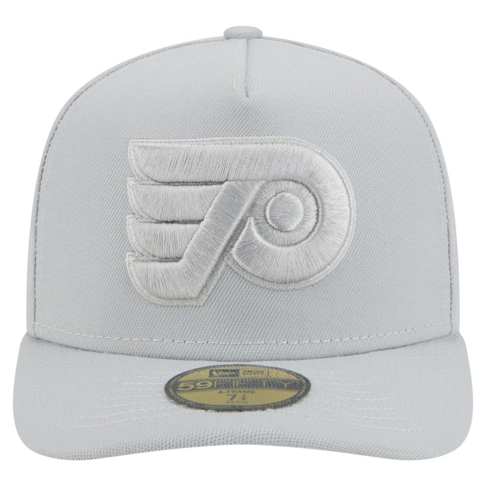Philadelphia Flyers New Era Color Pack A-Frame 59FIFTY Fitted Hat - Gray - NHL