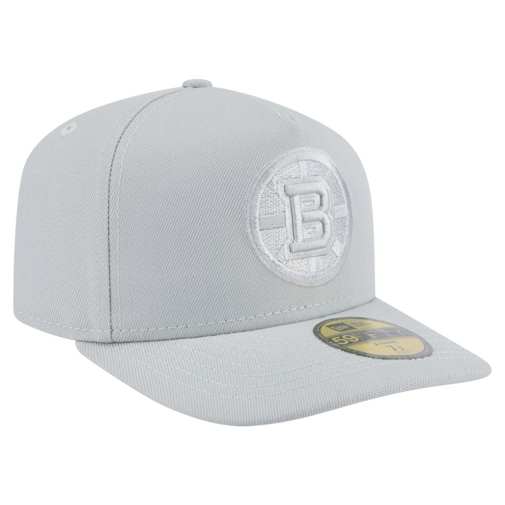 Boston Bruins New Era Color Pack A-Frame 59FIFTY Fitted Hat - Gray - NHL