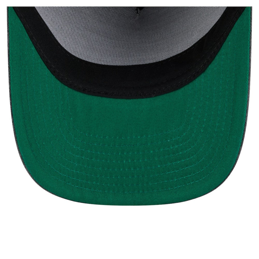 Vegas Golden Knights New Era Throwback Washed A-Frame Pre-Curved 9FIFTY Snapback Hat - Charcoal - NHL