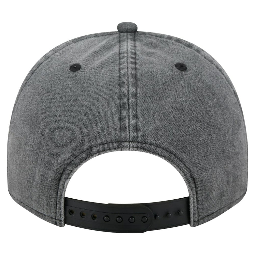 Carolina Hurricanes New Era Throwback Washed A-Frame Pre-Curved 9FIFTY Snapback Hat - Charcoal - NHL