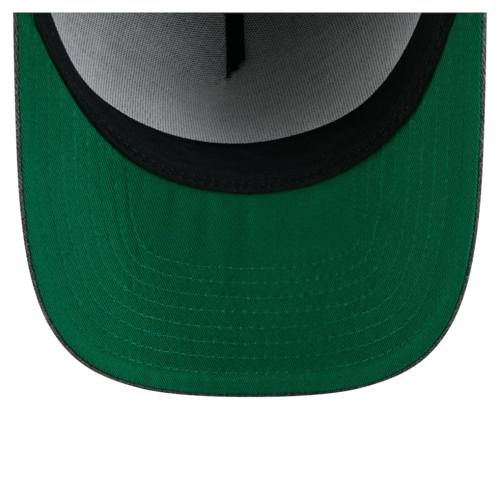 Carolina Hurricanes New Era Throwback Washed A-Frame Pre-Curved 9FIFTY Snapback Hat - Charcoal - NHL