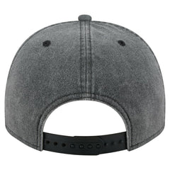Chicago Blackhawks New Era Throwback Washed A-Frame Pre-Curved 9FIFTY Snapback Hat - Charcoal - NHL
