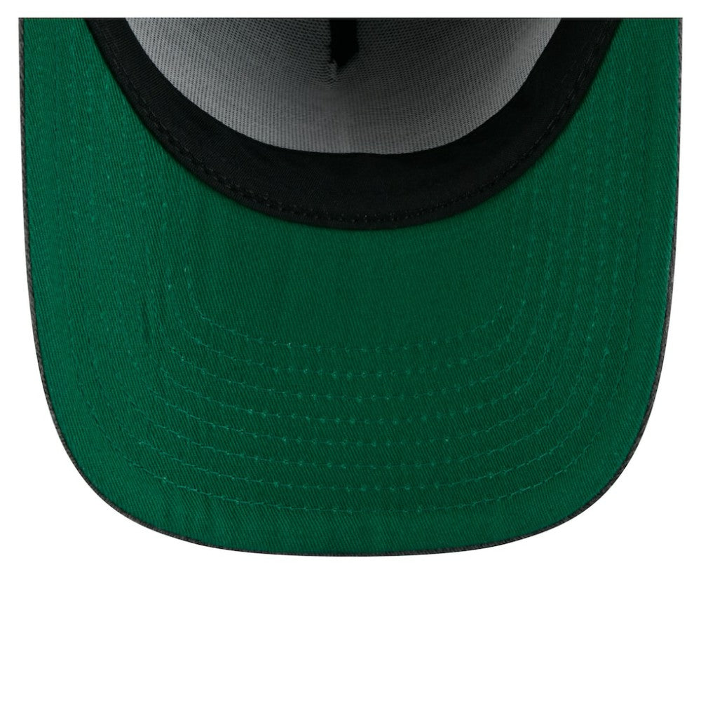 Chicago Blackhawks New Era Throwback Washed A-Frame Pre-Curved 9FIFTY Snapback Hat - Charcoal - NHL