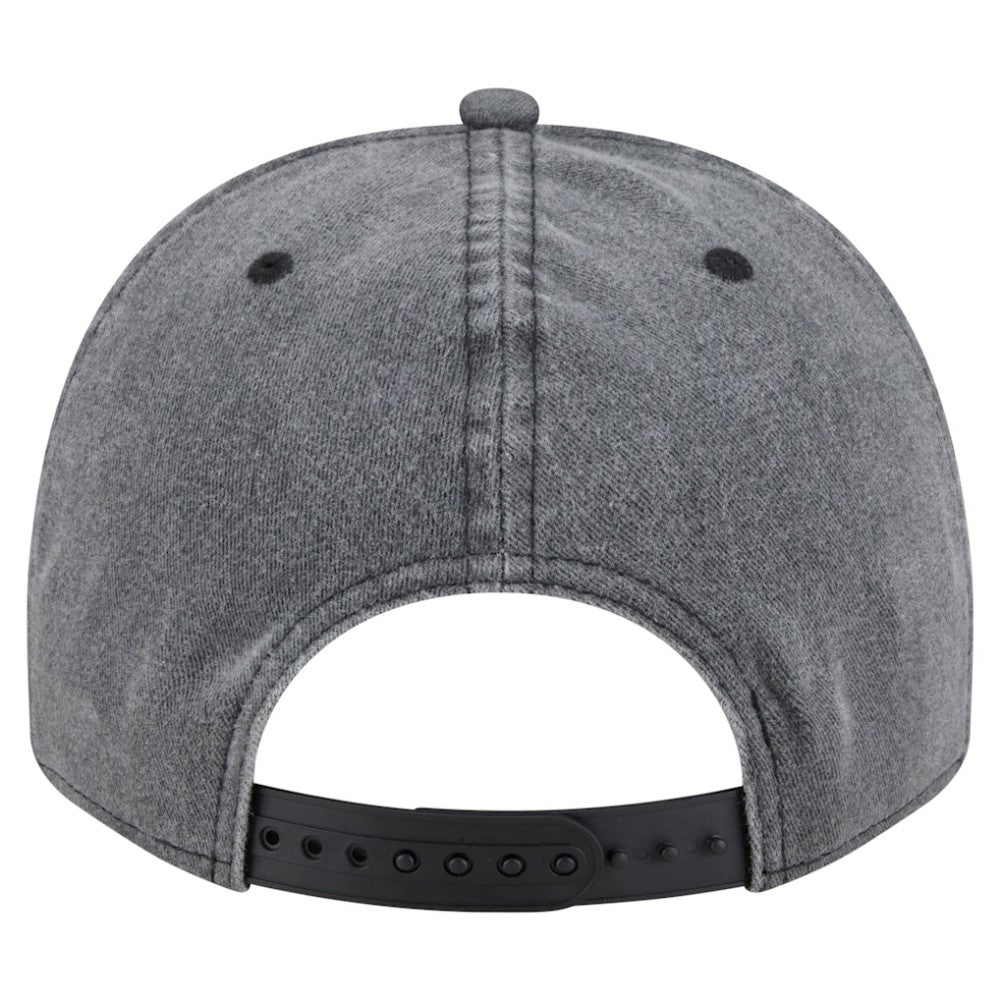Colorado Avalanche New Era Throwback Washed A-Frame Pre-Curved 9FIFTY Snapback Hat - Charcoal - NHL