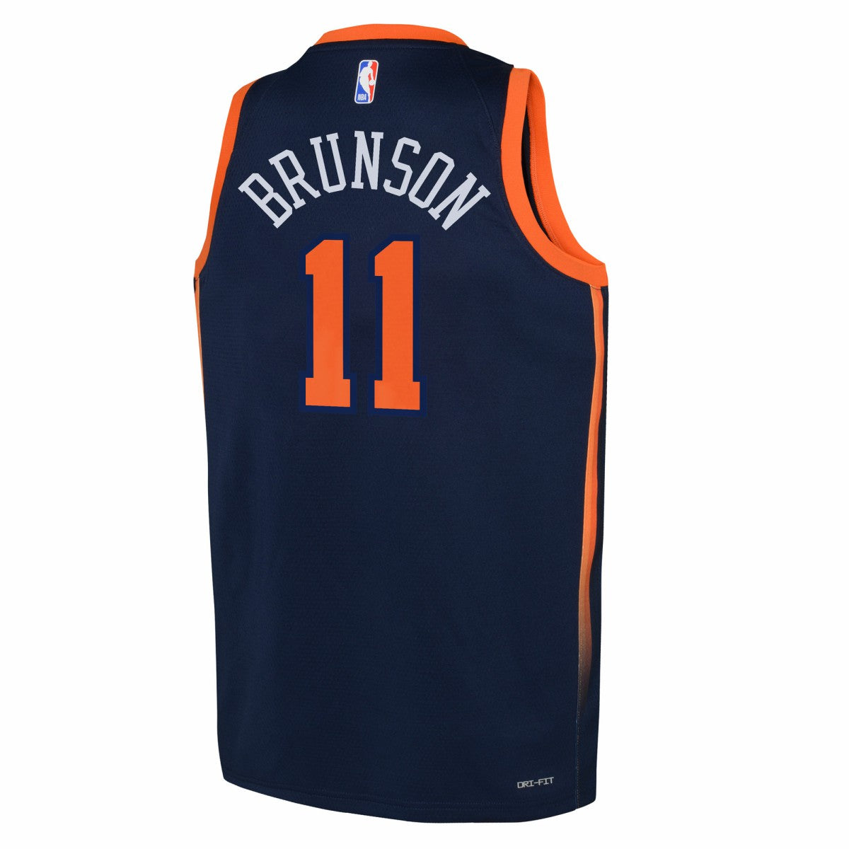 Jalen Brunson New York Knicks Jordan Brand Youth Swingman Jersey Statement Edition Navy - NBA