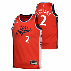 Kawhi Leonard LA Clippers Jordan Brand Youth Swingman Jersey Statement Edition Red - NBA