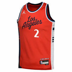 Kawhi Leonard LA Clippers Jordan Brand Youth Swingman Jersey Statement Edition Red - NBA