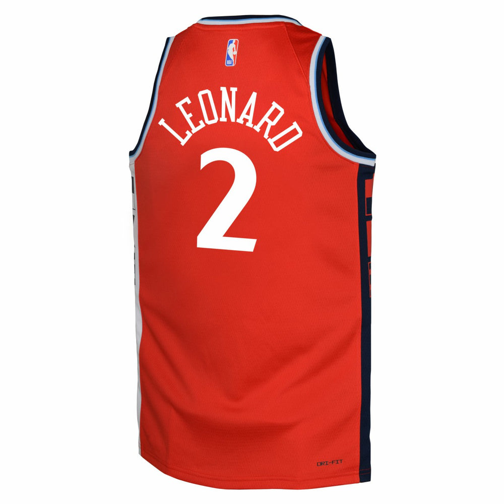 Kawhi Leonard LA Clippers Jordan Brand Youth Swingman Jersey Statement Edition Red - NBA