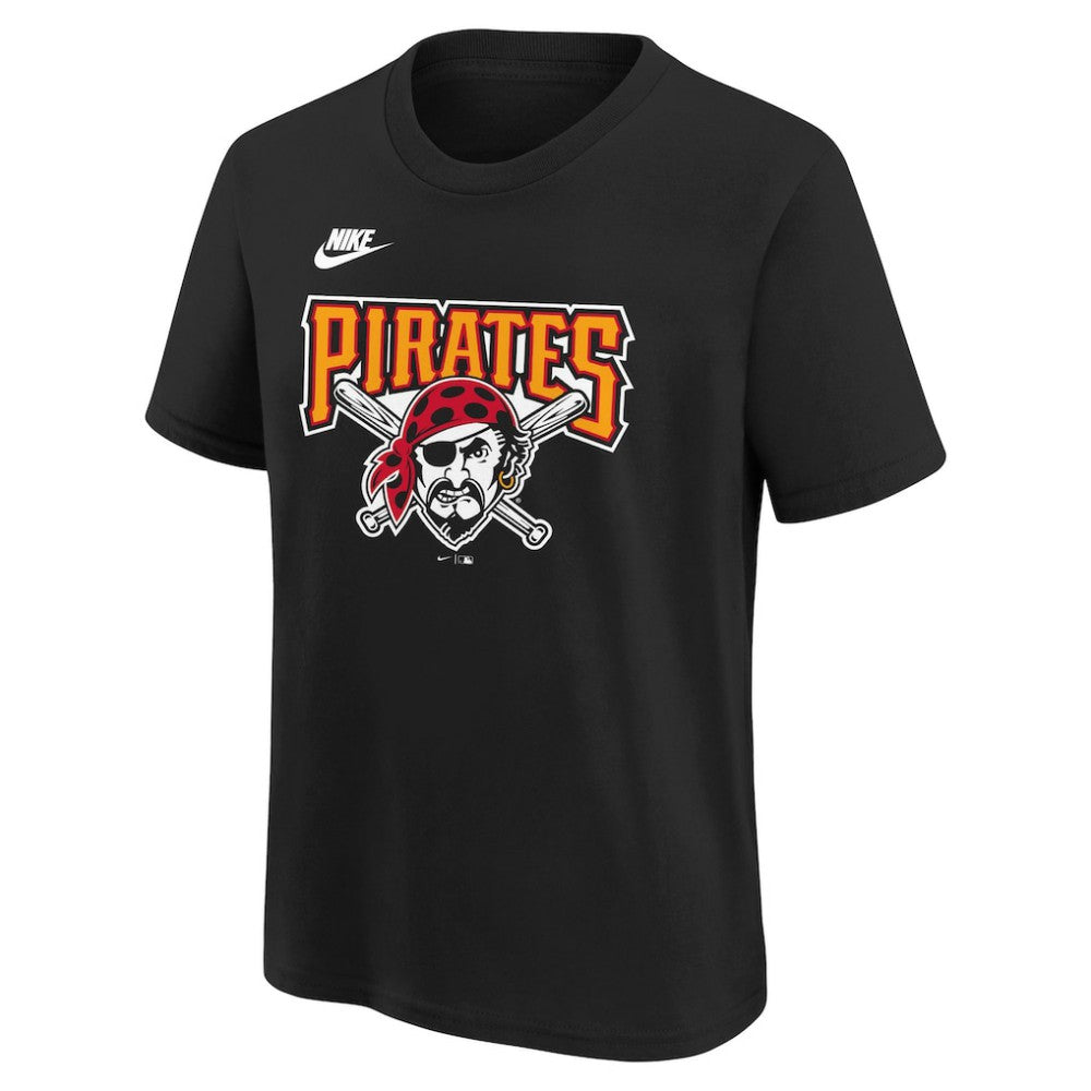 Pittsburgh Pirates Nike Youth Cooperstown Collection Team Logo T-Shirt - MLB