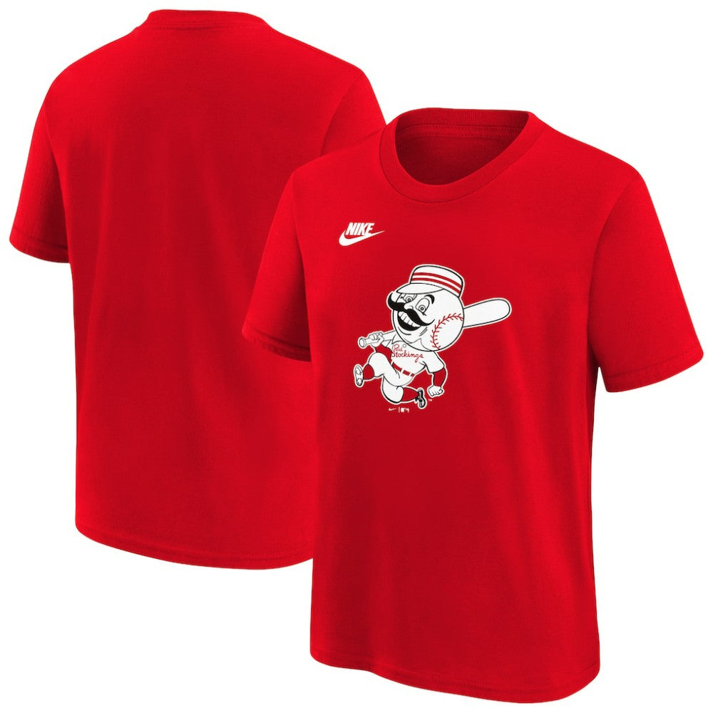 Cincinnati Reds Nike Youth Cooperstown Collection Team Logo T-Shirt - MLB