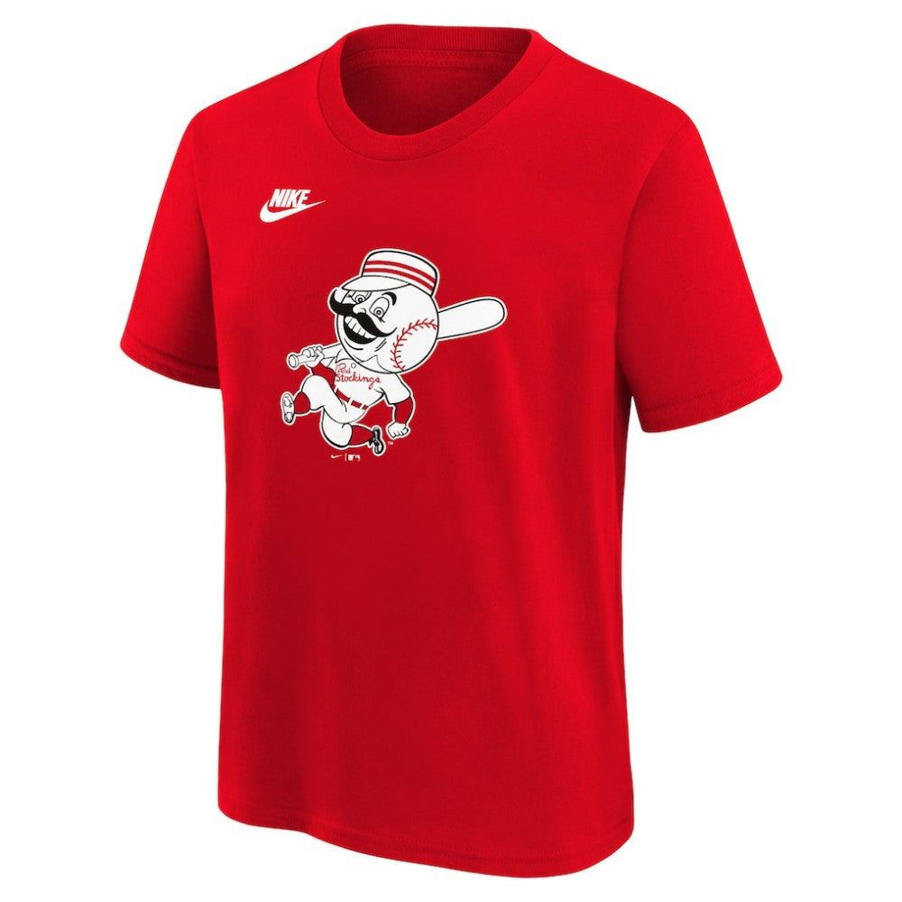 Cincinnati Reds Nike Youth Cooperstown Collection Team Logo T-Shirt - MLB