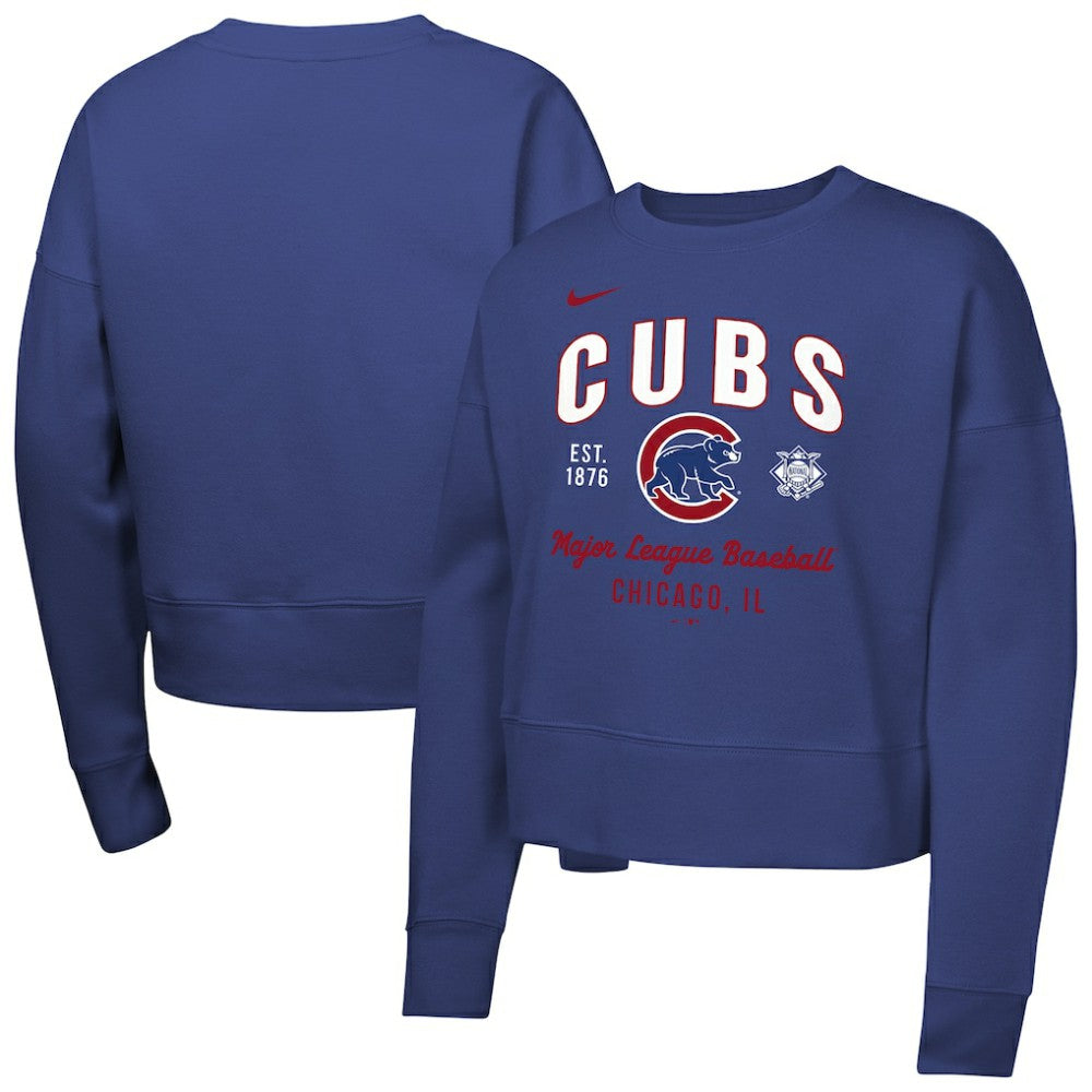 Chicago Cubs Nike Girls Youth Fleece Sweatshirt - MLB