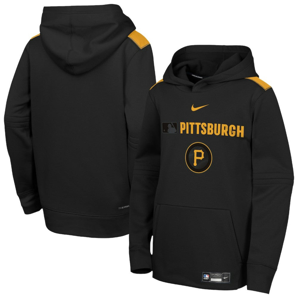 Pittsburgh Pirates Nike Youth City Connect Authentic Collection Performance Pullover Hoodie - MLB