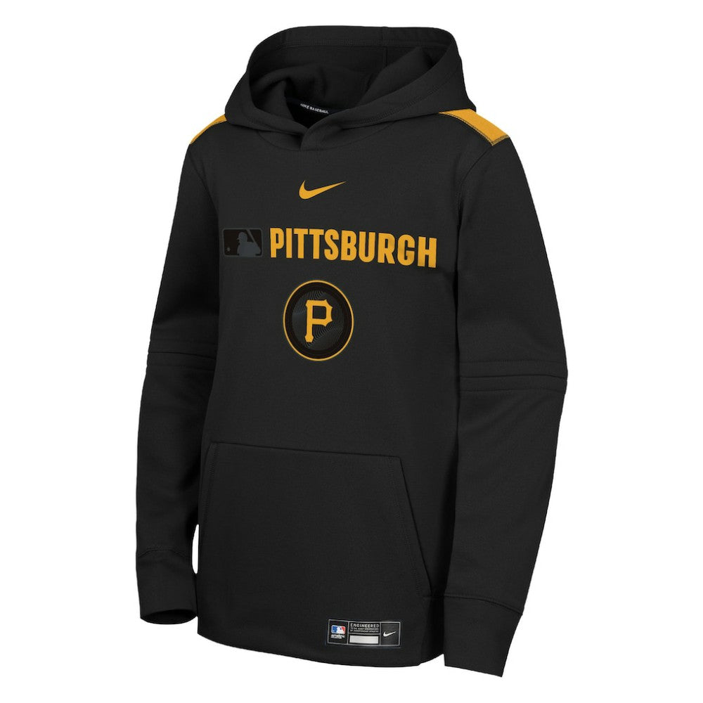 Pittsburgh Pirates Nike Youth City Connect Authentic Collection Performance Pullover Hoodie - MLB