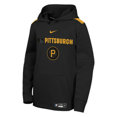 Pittsburgh Pirates Nike Youth City Connect Authentic Collection Performance Pullover Hoodie - MLB