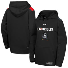 Baltimore Orioles Nike Youth City Connect Authentic Collection Performance Pullover Hoodie - MLB