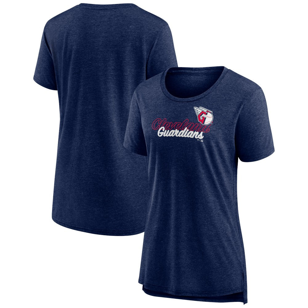 Cleveland Guardians Women's Practice Time Tri-Blend T-Shirt - MLB