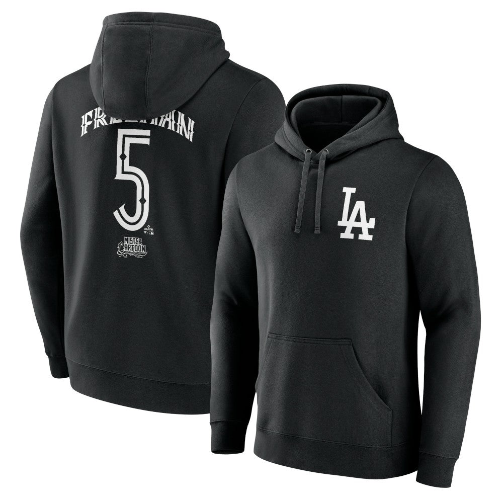 Freddie Freeman Los Angeles Dodgers Mister Cartoon Name & Number Pullover Hoodie - MLB