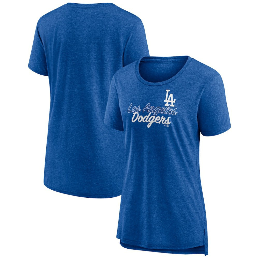 Los Angeles Dodgers Women's Practice Time Tri-Blend T-Shirt - MLB