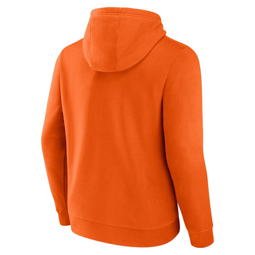 Anaheim Ducks Fanatics Primary Logo Fleece Pullover Hoodie - Orange - NHL