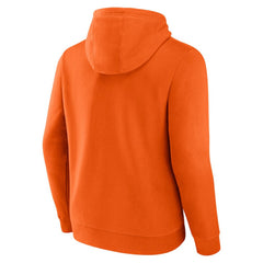 Anaheim Ducks Fanatics Primary Logo Fleece Pullover Hoodie - Orange - NHL