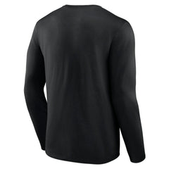 Anaheim Ducks Fanatics Wordmark Logo Long Sleeve T-Shirt - Black - NHL