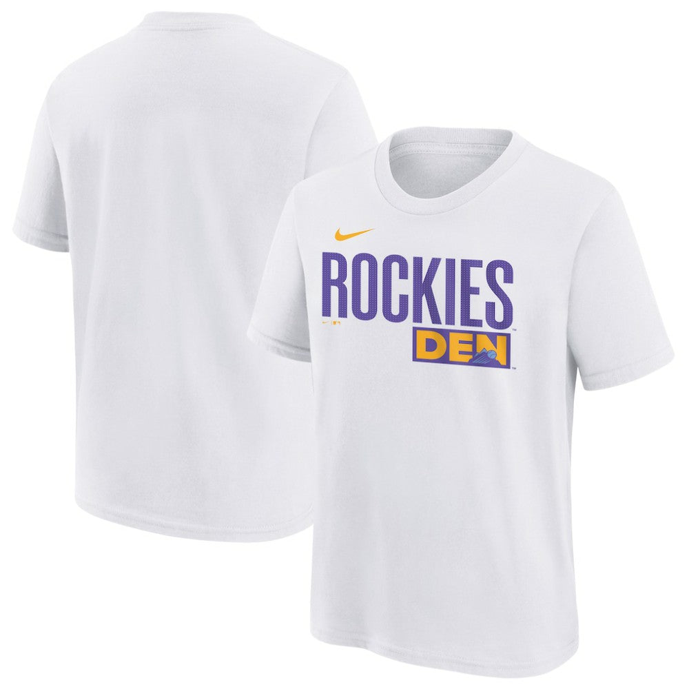 Colorado Rockies Nike Youth 2025 City Connect Wordmark T-Shirt - MLB