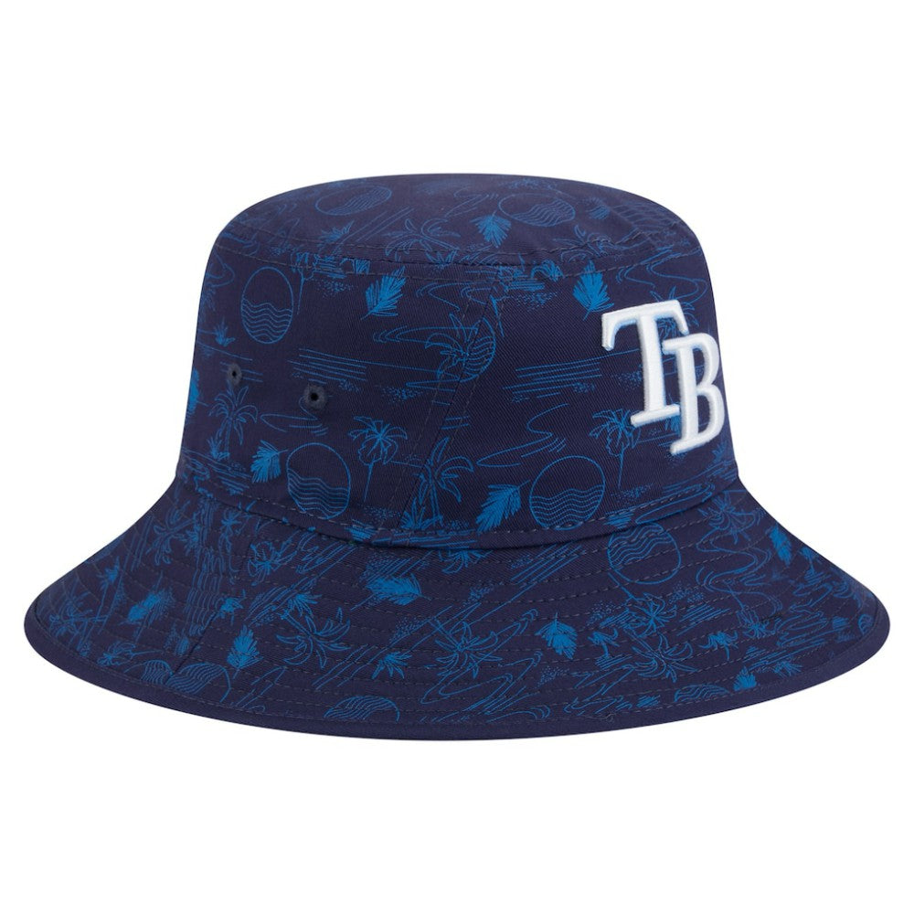 Tampa Bay Rays New Era 2025 Spring Training All Over Print Bucket Hat - MLB