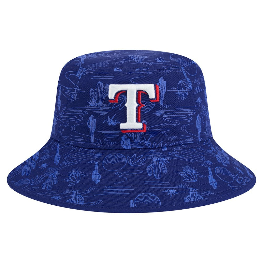 Texas Rangers New Era 2025 Spring Training All Over Print Bucket Hat - MLB
