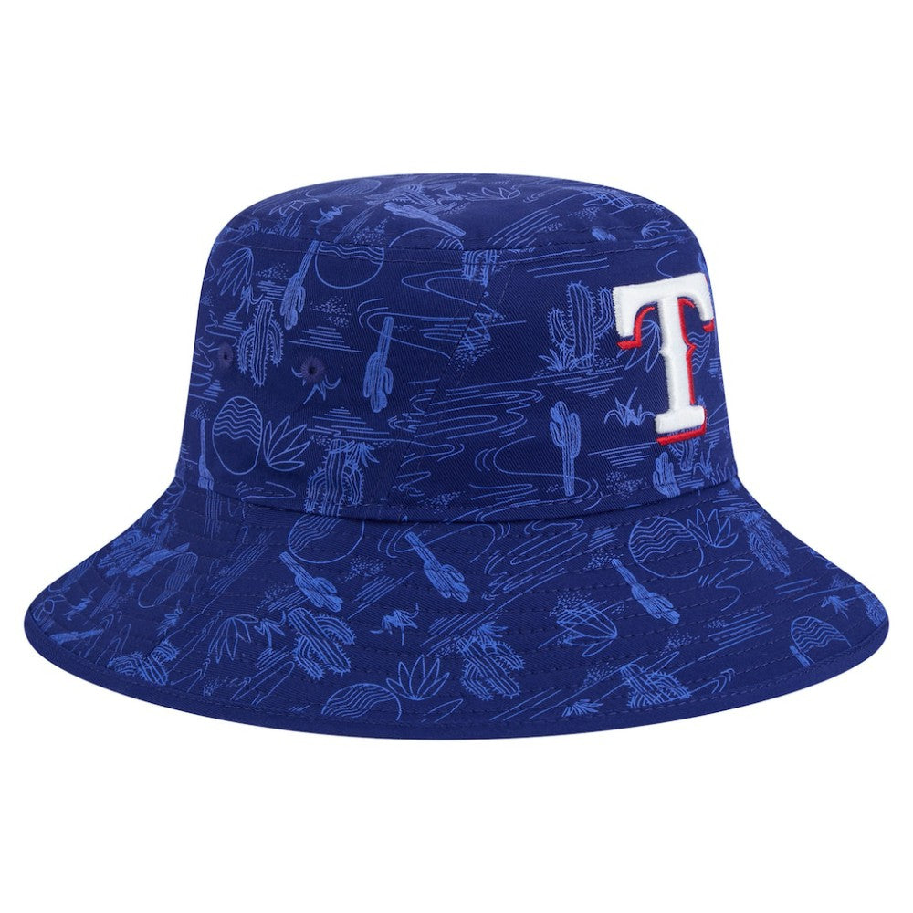 Texas Rangers New Era 2025 Spring Training All Over Print Bucket Hat - MLB