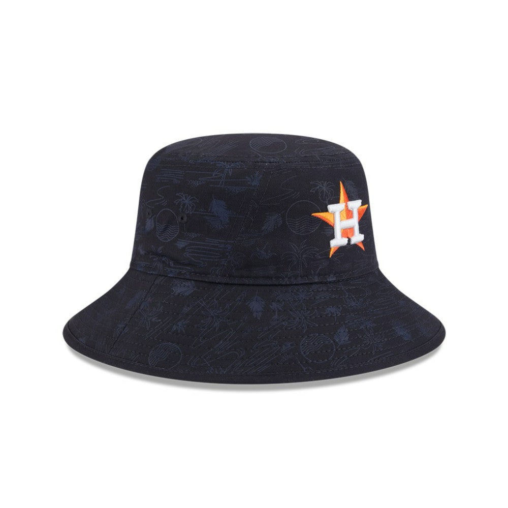 Houston Astros New Era Youth 2025 Spring Training All Over Print Bucket Hat - MLB