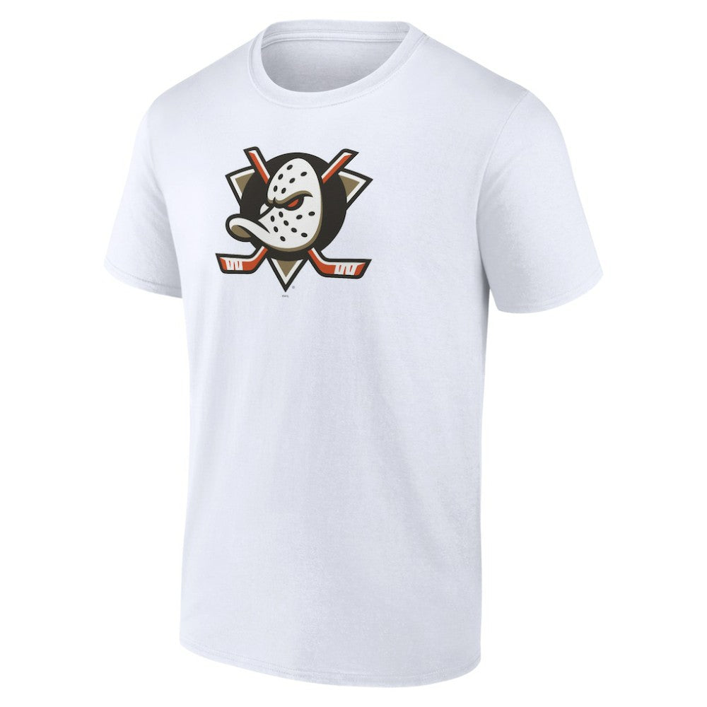 Anaheim Ducks Primary Logo T-Shirt - White - NHL