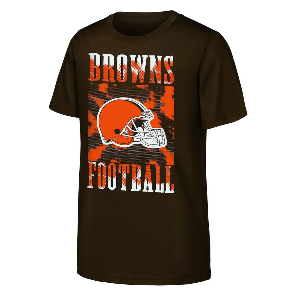 Cleveland Browns Youth Garage Hero T-Shirt Brown | NFL