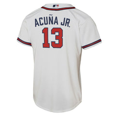 Ronald Acuna Jr. Atlanta Braves Nike Youth Home Replica Player Jersey - MLB