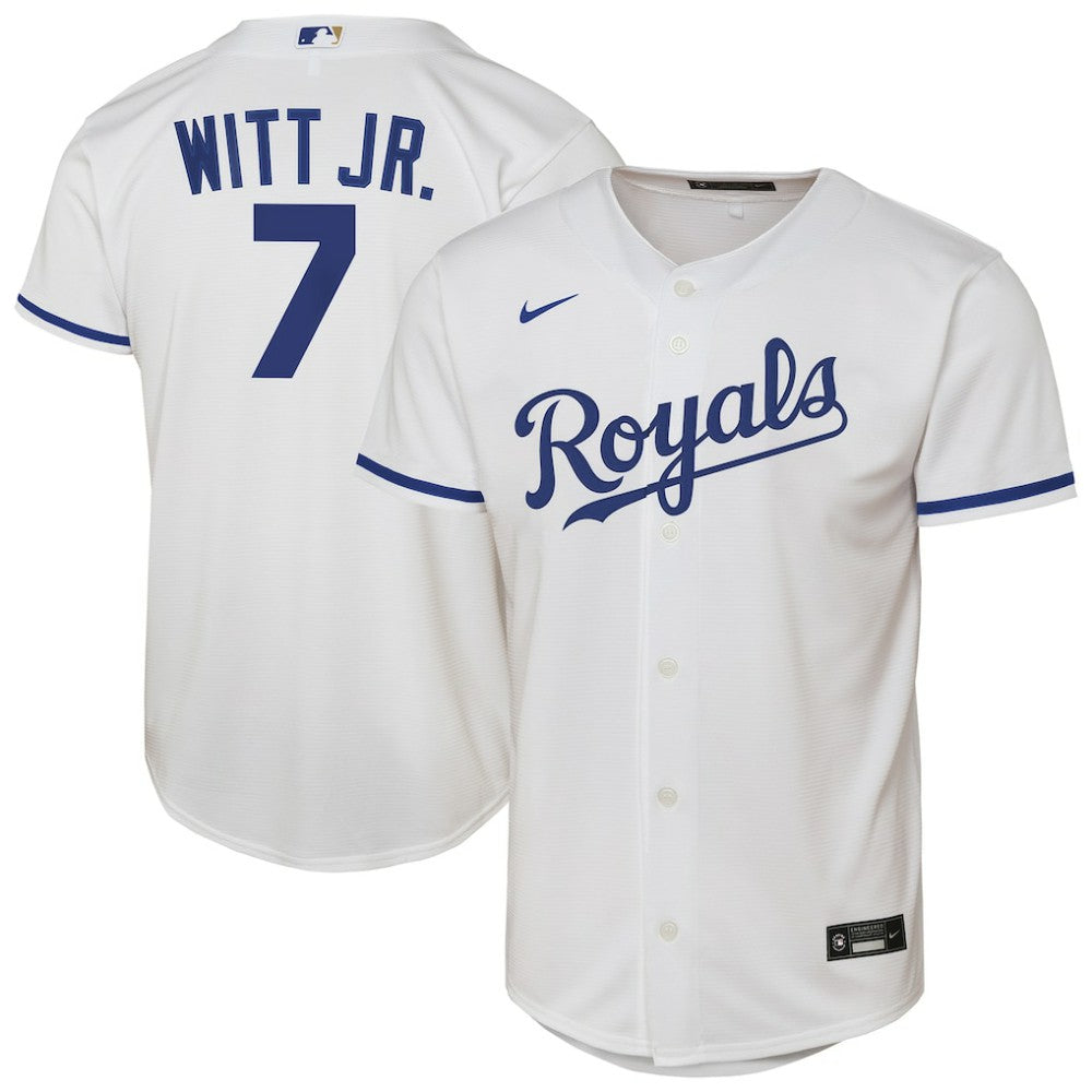 Bobby Witt Jr. Kansas City Royals Nike Youth Home Replica Player Jersey - MLB
