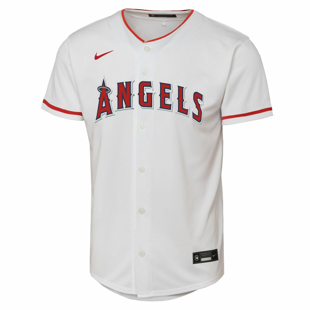 Mike Trout Los Angeles Angels Nike Youth Home Replica Player Jersey - MLB