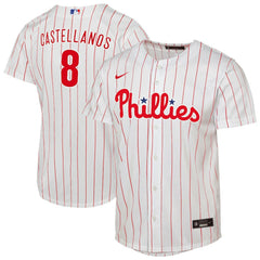 Nick Castellanos Philadelphia Phillies Nike Youth Home Replica Player Jersey - MLB