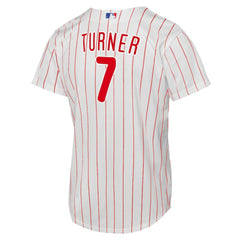Trea Turner Philadelphia Phillies Nike Youth Home Replica Player Jersey - MLB