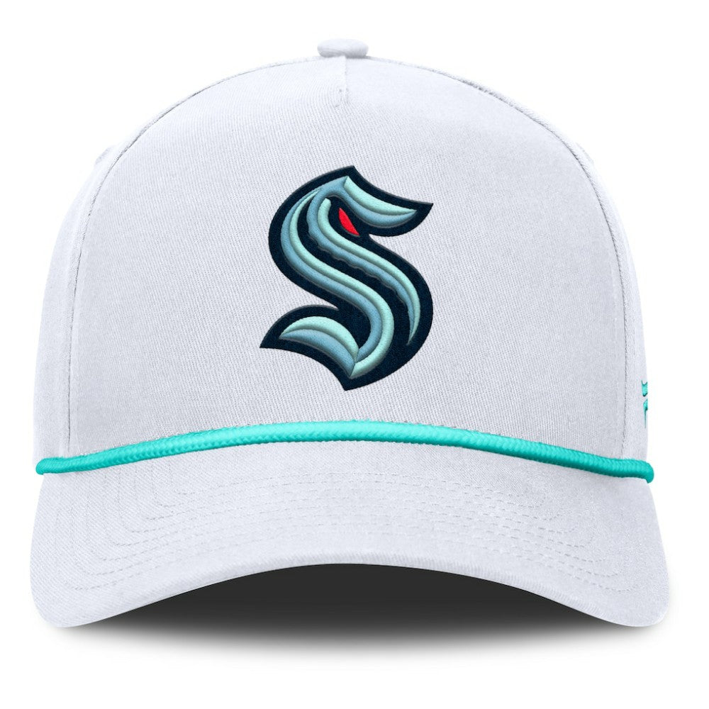Seattle Kraken Fanatics Rope A-Frame Adjustable Hat - White - NHL