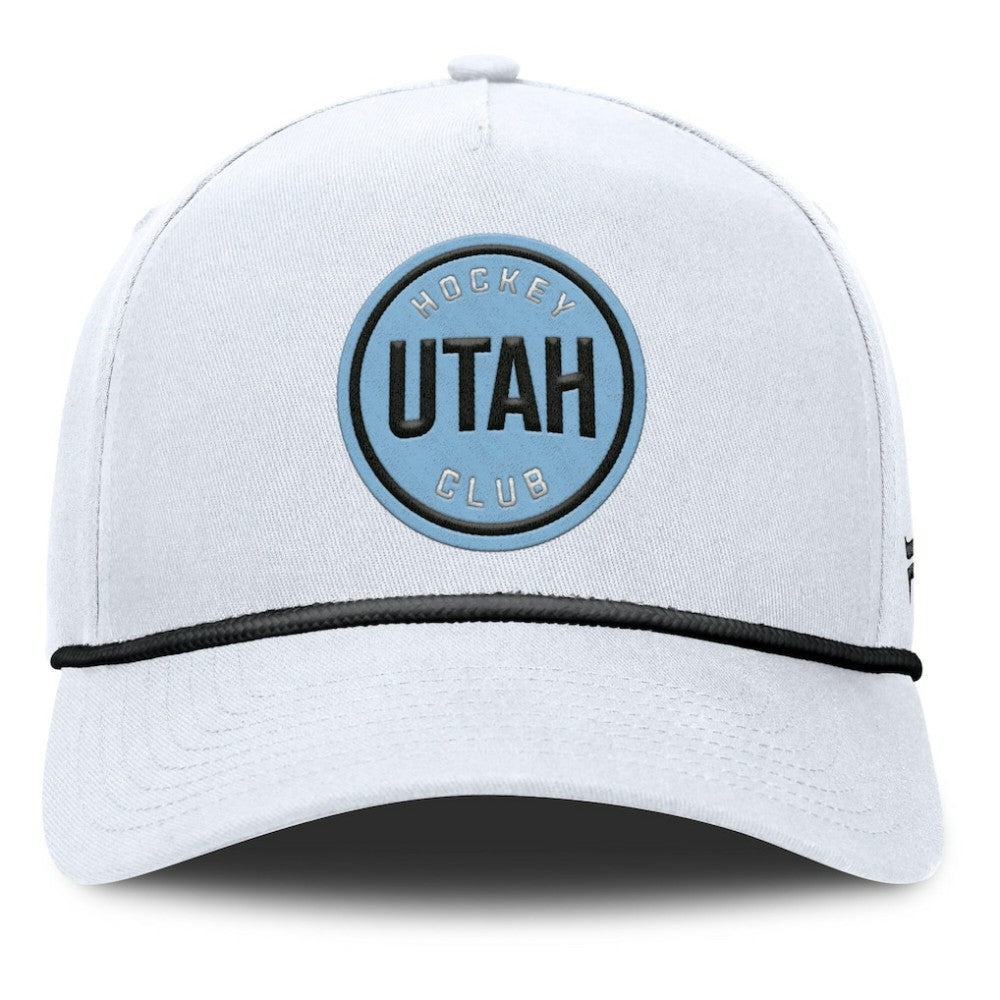 Utah Hockey Club Fanatics Rope A-Frame Adjustable Hat - White - NHL