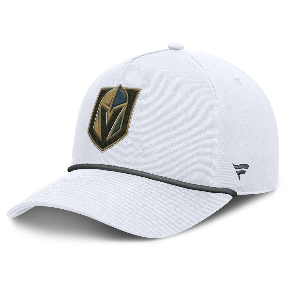 Vegas Golden Knights Fanatics Rope A-Frame Adjustable Hat - White - NHL