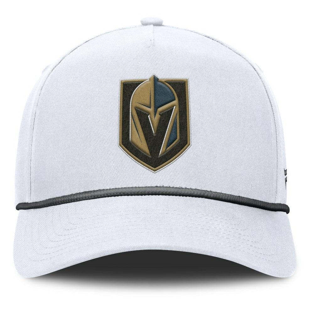 Vegas Golden Knights Fanatics Rope A-Frame Adjustable Hat - White - NHL