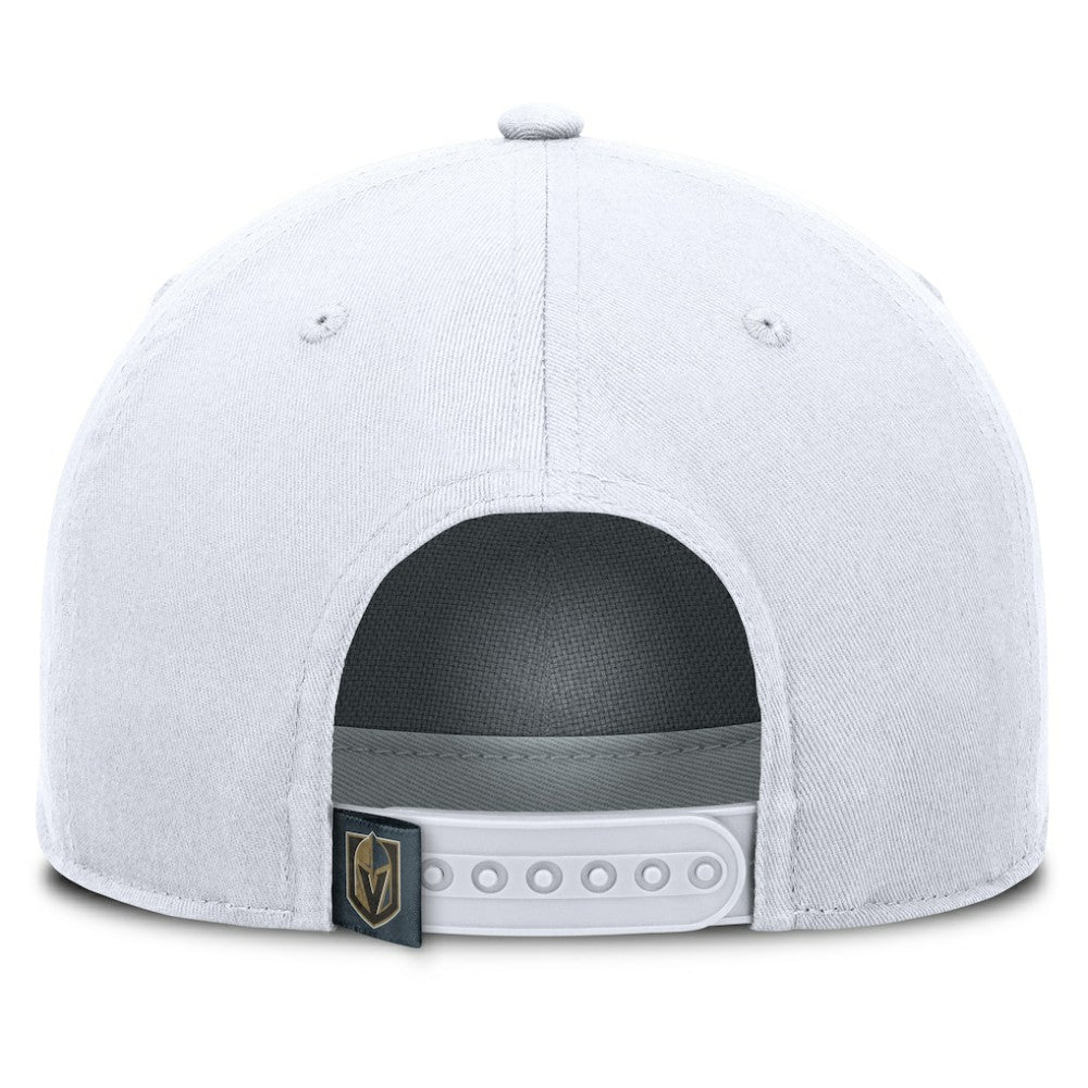 Vegas Golden Knights Fanatics Rope A-Frame Adjustable Hat - White - NHL