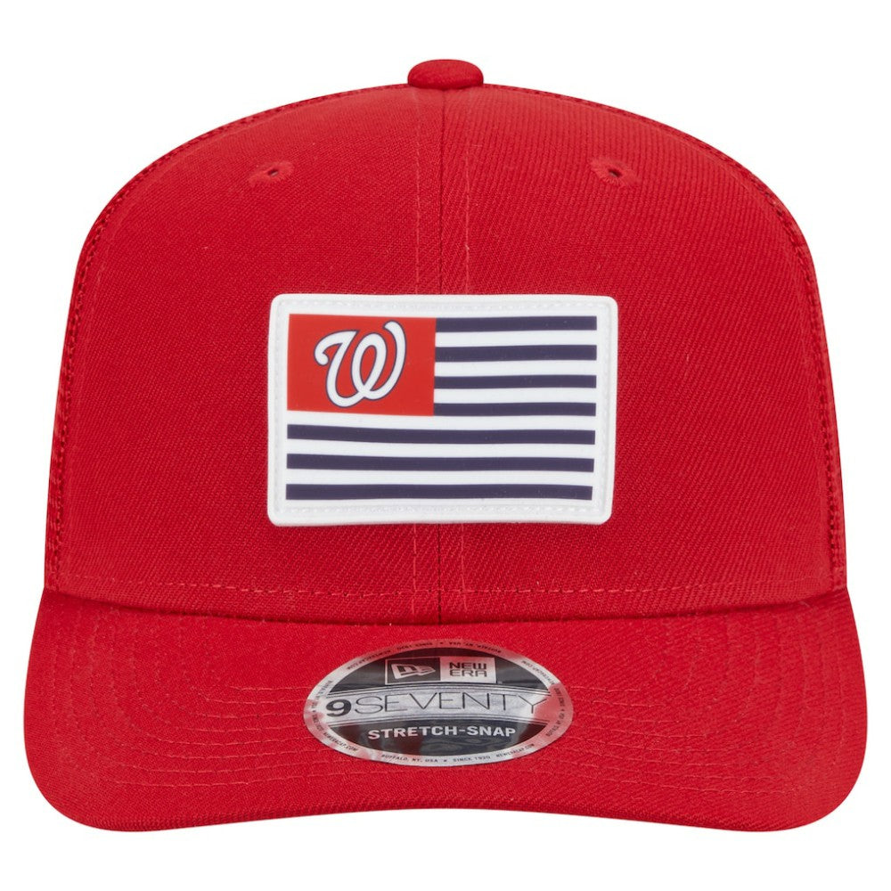 Washington Nationals New Era Flag 9SEVENTY Stretch-Snap Hat - MLB