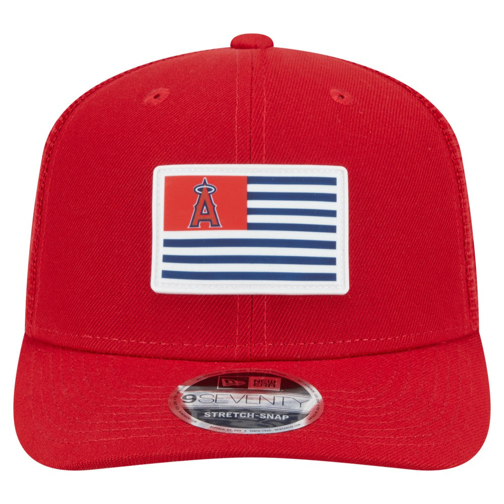 Los Angeles Angels New Era Flag 9SEVENTY Stretch-Snap Hat - MLB